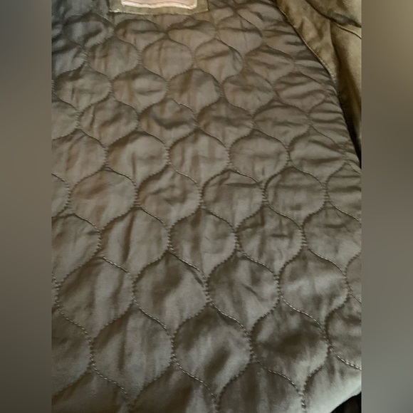 Levi's Military Field Jacket Men's Military Green Canvas Coat Quilt Lined XXL - Picture 9 of 10